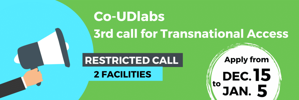 3rd Co-UDlabs Transnational Access